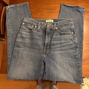 NWOT Madewell Perfect Straight Jean SZ 6
